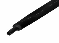 Термоусаживаемая трубка REXANT 22,0/11,0 мм, черная, упаковка 10 шт. по 1 м