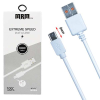 Кабель USB  MR04t  Type-C 1000mm (длинный штекер) (White)