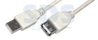Шнур  USB-А (male) - USB-A (female)  3M  REXANT