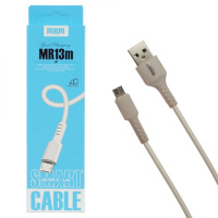 Кабель USB MRM MR13m  Micro 1000mm (white)