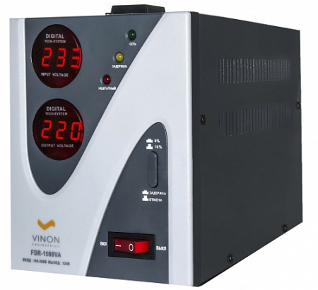 Стабилизатор сетевой Vinon FDR-1500VA (цифровой)
