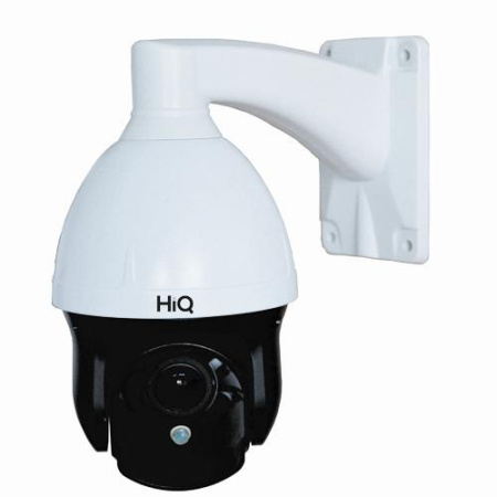 Миниатюрная скоростная цветная уличная поворотная AHD камера HiQ-8002(1/2,8" CM/R1.3/F28-80/W/WHITE)