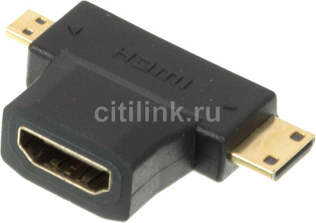 Переходник HDMI гнездо/HDMI mini/HDMI micro