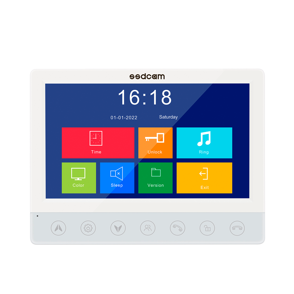 картинка Монитор видеодомофона SD-730L (белый) от магазина Антенны ТУТ