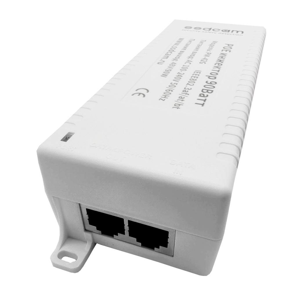 картинка POE инжектор PM-42G 90W гигабитный от магазина Антенны ТУТ