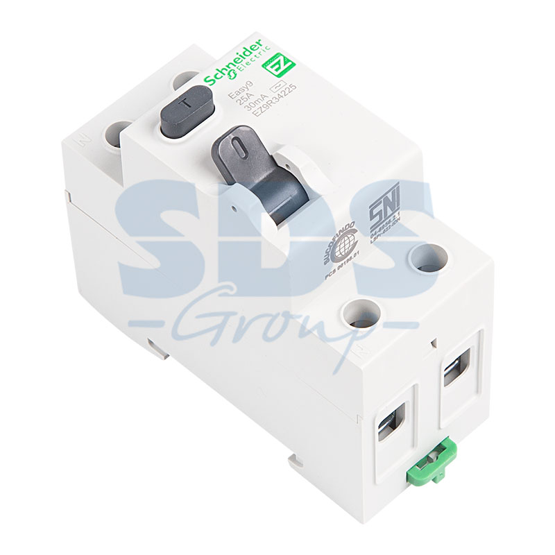 картинка EZ9R34225 Блок утечки тока (УЗО) 2-полюс. 25A 30mA, тип АC EASY 9 Schneider Electric от магазина Антенны ТУТ