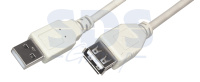Шнур  USB-А (male) - USB-A (female)  1.8M  REXANT