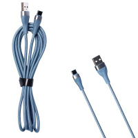 Кабель USB  XB X35t Type-C Тканевый 2000mm (grey)