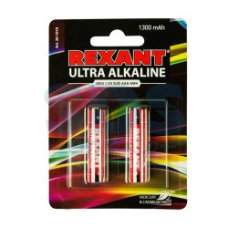 Ультра алкалиновая батарейка AAA/LR03 "REXANT"1,5 V 1300 mAh
