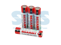 АЛКАЛИНОВЫЕ батарейки AAA/LR03 1.5 V 4шт в блистере REXANT