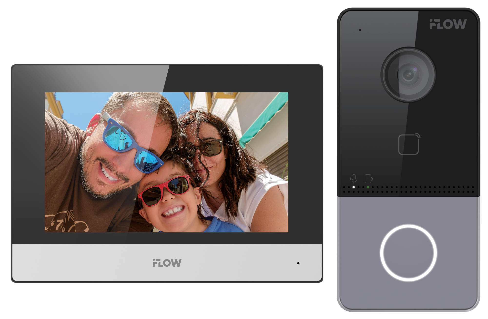 картинка Комплект F-VI-5443I видеодомофон IFlow WiFi монитор и вызывная от магазина Антенны ТУТ