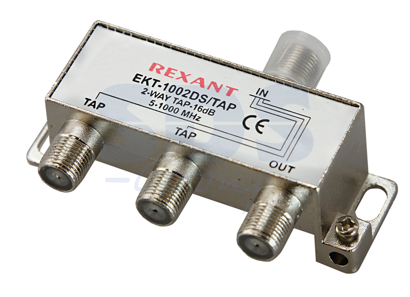 картинка ОТВЕТВИТЕЛЬ 2 отвода 16 дБ REXANT от магазина Антенны ТУТ