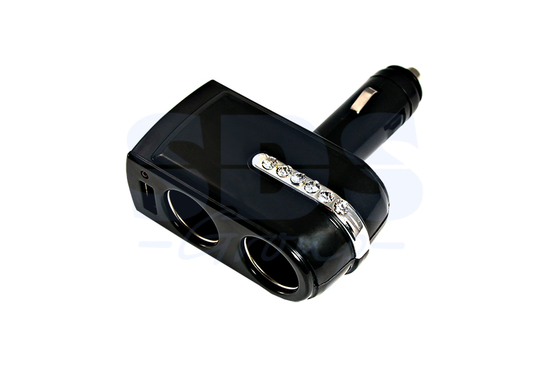 картинка Разветвитель автоприкуривателя  2гн 1хUSB (5V 1 000mA)  REXANT от магазина Антенны ТУТ