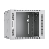Cabeus SH-05F-9U60/60 Шкаф телекоммуникационный настенный 19" 9U 600x600x501mm (ШхГхВ) дверь стекло,