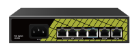 Коммутатор 4x100Мбит/с PoE порта + 2x100Мбит/с порта Uplink TSn-4FP6F2