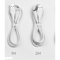 Кабель USB Borofone BX18 Optimal  Lightning 2000mm (white)