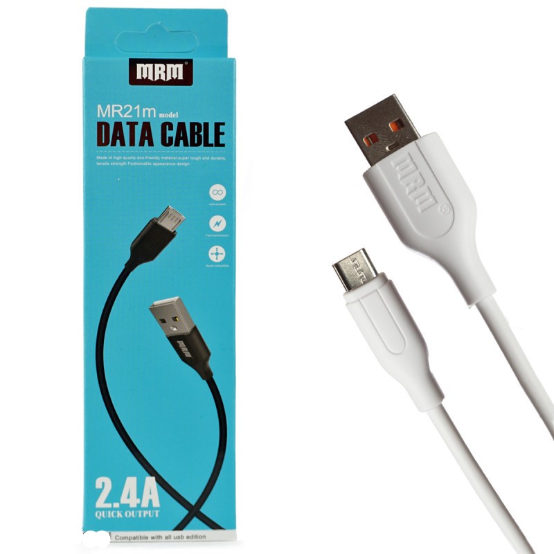 картинка Кабель USB MRM MR21m  Micro 1000mm (white) от магазина Антенны ТУТ