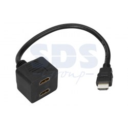 картинка ПЕРЕХОДНИК шт. HDMI - 2гн. HDMI (провод) GOLD REXANT от магазина Антенны ТУТ