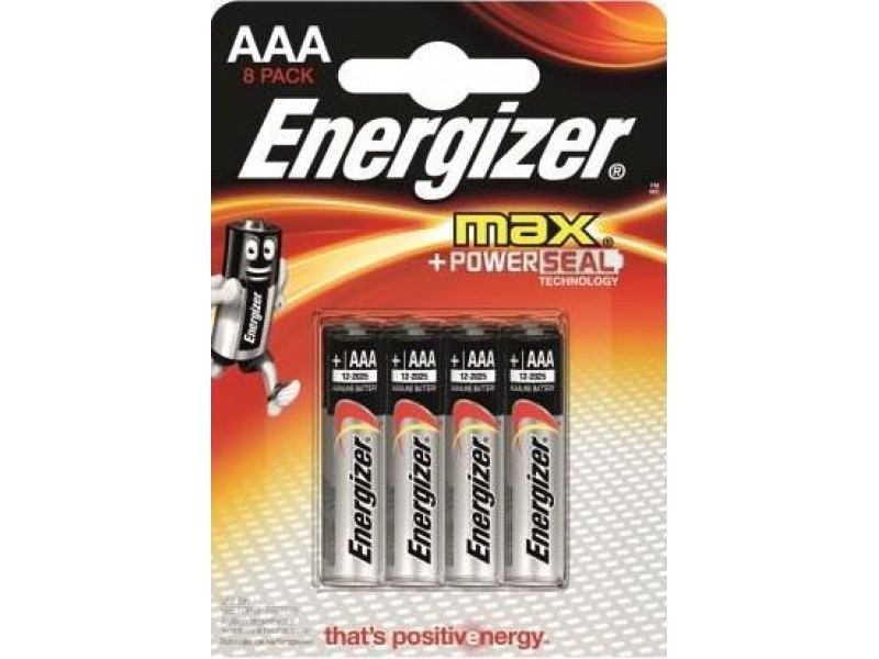 картинка Алкалиновая батарейка AAA/LR03 ENERGIZER MAX 4 шт от магазина Антенны ТУТ