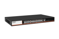 Cетевой гигабитный коммутатор POE-624PSO SSDCAM 24х1000 Mbps порта, 2 uplink x 1Gb +2SFP