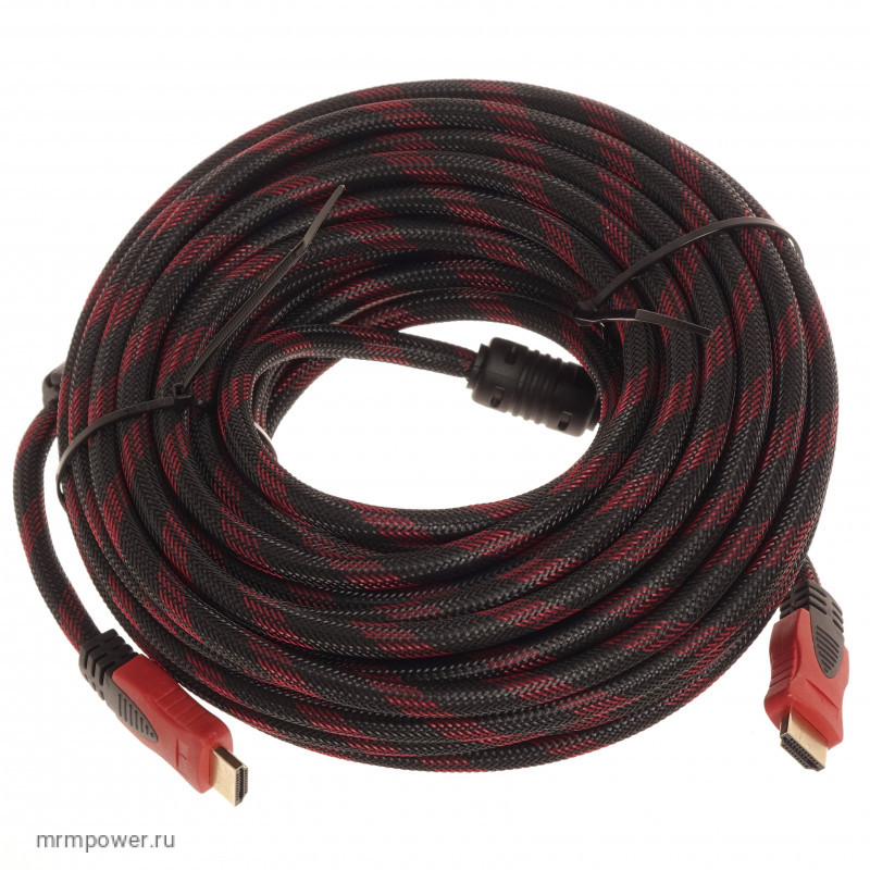 картинка Кабель HDMI-HDMI M/M CCS 20м (в оплетке) от магазина Антенны ТУТ