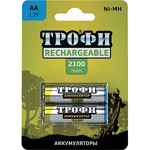 картинка Трофи HR6-2BL 2500 mAh (20/240/11520) от магазина Антенны ТУТ