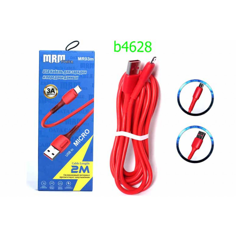 картинка Кабель USB MRM MR93m  Micro  2000mm (red) от магазина Антенны ТУТ