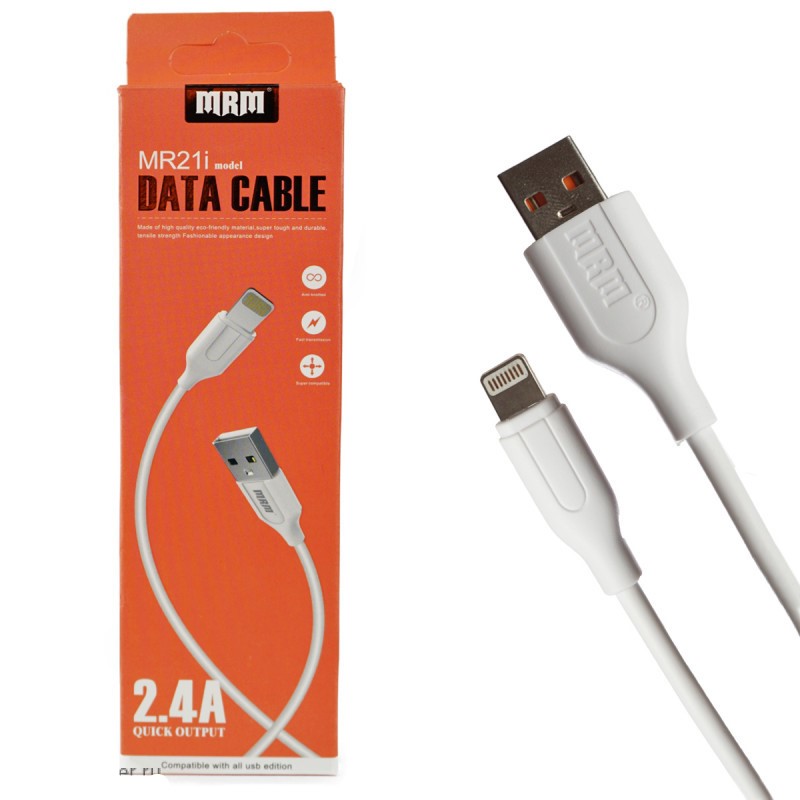 картинка Кабель USB MRM MR21i  Lightning 1000mm (white) от магазина Антенны ТУТ