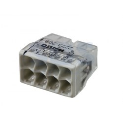 картинка 2273-208 Электромонтажные экспресс-клеммы (8*2.5мм2) 50шт WAGO от магазина Антенны ТУТ