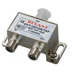 картинка ОТВЕТВИТЕЛЬ 1 отвод 10 дБ REXANT от магазина Антенны ТУТ