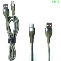 Кабель USB  XB X35t Type-C Тканевый 1000mm (khaki)