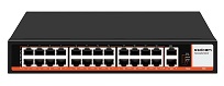 картинка Cетевой коммутатор POE-624SL SSDCAM 2 uplink x 1Gb от магазина Антенны ТУТ