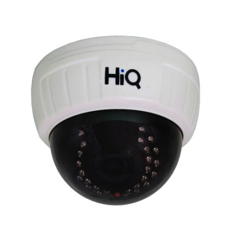 Камера внутреняя купольная с ИК подсветкой HIQ2610HРОЕ (АРТ. HiQ-2610 / 1 MPX H / 2,8-12 ММ 1,3 MPX)