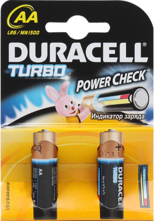 Алкалиновая батарейка AAA/LR03 DURACELL TURBO MN2400