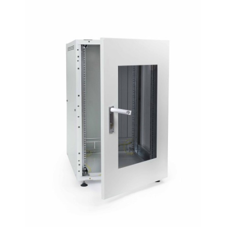 Шкаф телекоммуникационный напольный Multi 19" MUC-18U-06-06-ДС-ПГ-1-7035