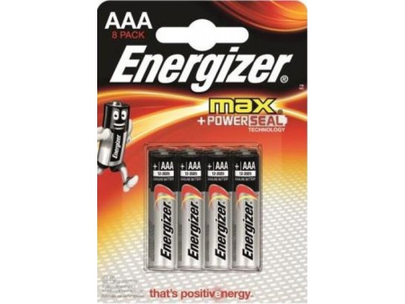 Алкалиновая батарейка AAA/LR03 ENERGIZER MAX 4 шт